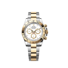 39위 (실사영상) ROLEX 로렉스 데이토나-73 116503 18K포금 최신버전 업그레이드형 코스모그래프 데이토나 116503 18K 옐로우 골드 콤비 크로노그래프 화이트 다이얼 오이스터 브레이슬릿 신형 7750B-2 오토매틱 무브먼트 rol0620