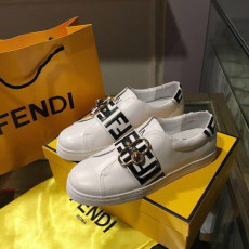 FENDI 펜디 로고 스트랩 스니커즈