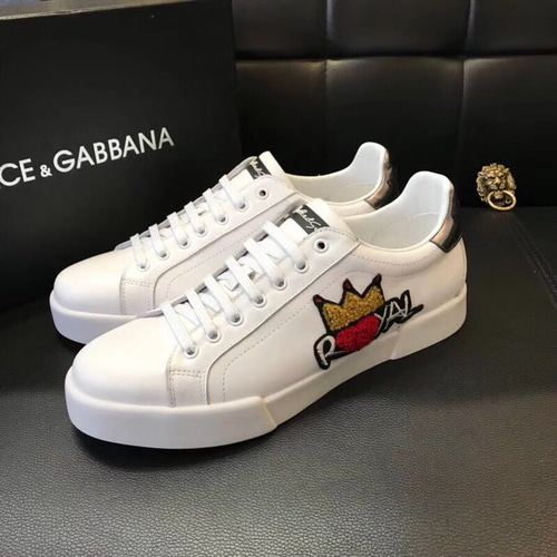 DOLCE & GABBANA 돌체앤가바나 패치자수 스니커즈