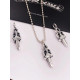 CHROME HEARTS 크롬하츠 남녀공용 925실버 대거 목걸이 65cm