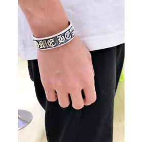CHROME HEARTS 크롬하츠 남녀공용 925실버 팔찌