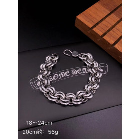 CHROME HEARTS 크롬하츠 925실버 남녀공용 팔찌