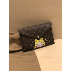 LOUIS VUITTON 루이비통 2020 포쉐트 키리가미 클러치백,M62034,LOUB1833,23cm,브라운