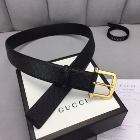 GUCCI 구찌 벨트 MG3230 블랙 금장,은장