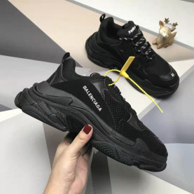 BALENCIAGA 발렌시아가 트리플S 올블랙 어글리