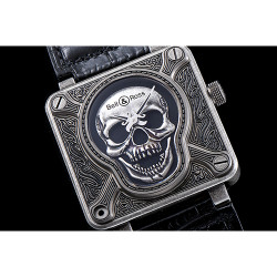 BELL & ROSS 벨앤로스 에비에이션 버닝스컬-3 BR01-92