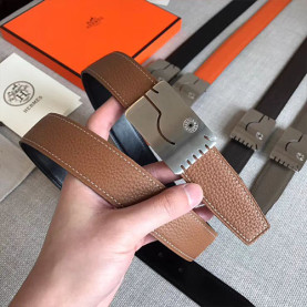 HERMES 에르메스 쉐발 리버서블 벨트 32mm-2