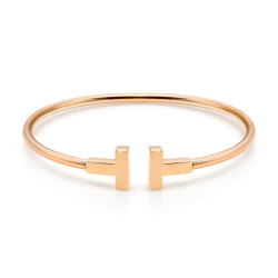 13위 TIFFANY&CO 티파니앤코  T 스퀘어 브레이슬릿 팔찌 (골드/실버/로즈골드)
