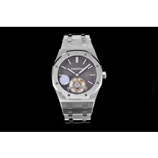 AUDEMARS PIGUET 오데마피게 로얄오크 뚜르비옹 스틸 브라운다이얼