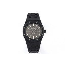 AUDEMARS PIGUET 오데마피게 로얄오크 블랙 그레이 다이얼 DLC 15400