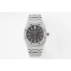 AUDEMARS PIGUET 오데마피게 로얄오크 프로스트 골드 그레이 15410