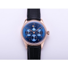 IWC 아이더블유씨 포르투기저 문페이즈 로즈골드 블루다이얼