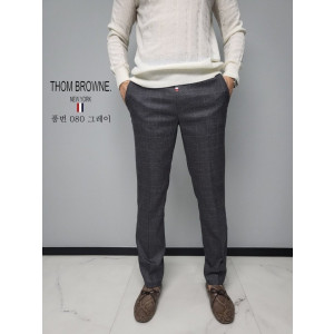 THOM BROWNE 톰브라운 그레이 체크 슬렉스 (080)