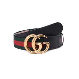GUCCI 구찌 인터로킹 G 버클 웹 벨트