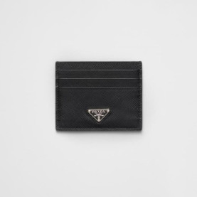 PRADA 프라다 사피아노 트라이앵글 로고 카드 지갑 1MC025 2MC101 (금장/은장)