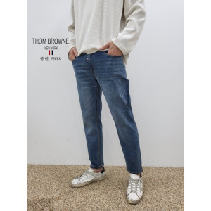 THOM BROWNE 톰브라운 슬림 일자 청바지