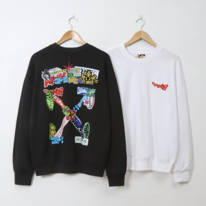 OFF-WHITE 오프화이트 에일리언 루즈핏 맨투맨