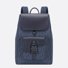 DIOR 디올 Saddle 플랩 백팩 1ADBA
