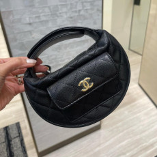 CHANEL 샤넬 23B 캐비어 퀼티드 미니 탑핸들 백 2COLOR