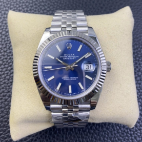 ROLEX 로렉스 데이저스트 청판 다이얼 바인덱스 쥬빌레 41mm 126334