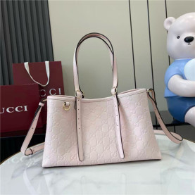 GUCCI 구찌 GG 엠블럼 스몰 토트백 815214