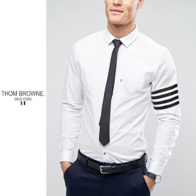 THOM BROWNE 톰브라운 암 사선 베이직셔츠 2COLOR