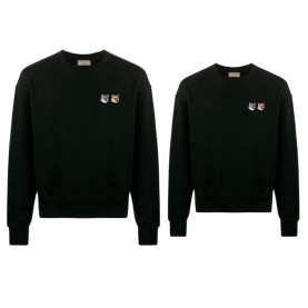 MAISON KITSUNE 메종키츠네 더블폭스 패치 맨투맨