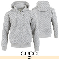 GUCCI 구찌 스몰 자가드 후드 집업