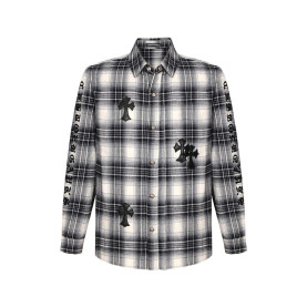 CHROME HEARTS 크롬하츠 크로스 자수 셔츠  2COLOR