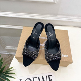 CHRISTIAN LOUBOUTIN 크리스찬루부탱 여성용 슬리퍼 (굽높이10CM) C38812 2COLOR