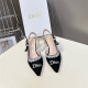 DIOR 디올 여성용 샌들 (굽높이5CM) D49891 2COLOR