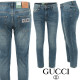 GUCCI 구찌 네임 자수 슬림 일자진