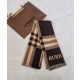 BURBERRY 버버리 3571 브라운 체크 캐시미어 숄 & 머플러