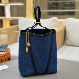 CHLOE 끌로에 데님 버킷백 미디움 C4652