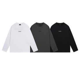 BALENCIAGA 발렌시아가 23163 자수 프론트백 로고 롱 슬리브