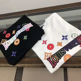 LOUIS VUITTON 루이비통 레인보우 기모 맨투맨