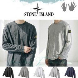 STONE ISLAND 스톤아일랜드 베이직 라운드 긴팔