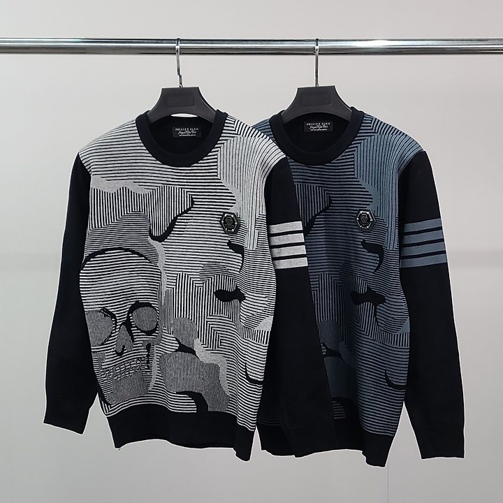 PHILIPP PLEIN 필립플레인 스컬 완장 니트