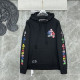 CHROME HEARTS 크롬하츠 7047 멀티 컬러 세메터리 크로스 후드 2COLOR