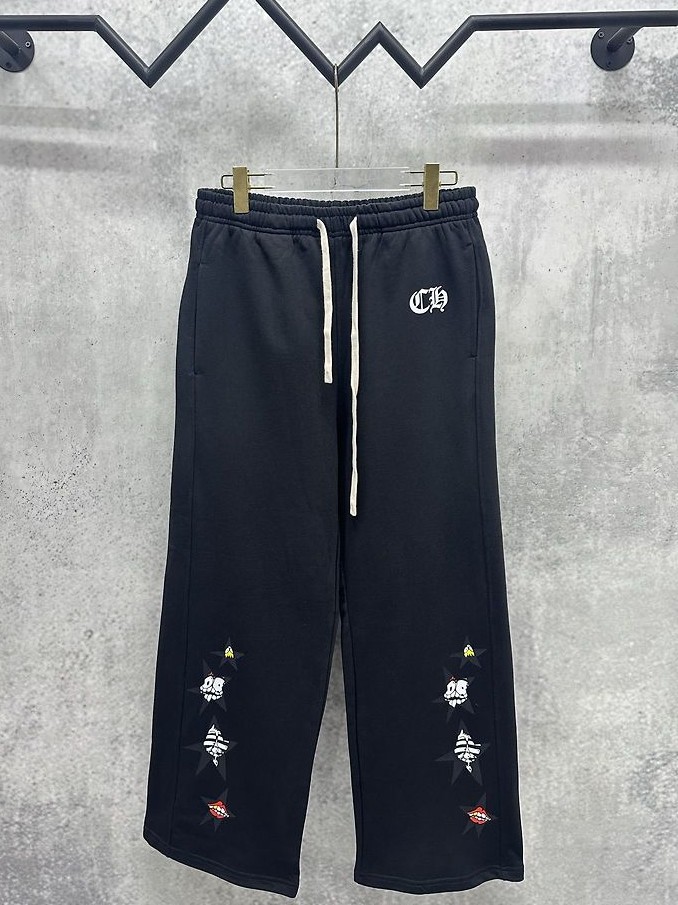 CHROME HEARTS 크롬하츠 7070 스타 팝아트 일러스트 스웨트 팬츠