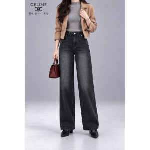 CELINE 셀린느 뒷 밴딩 절개 와이드 2COLOR
