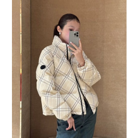 BURBERRY 버버리 체크 구스패딩
